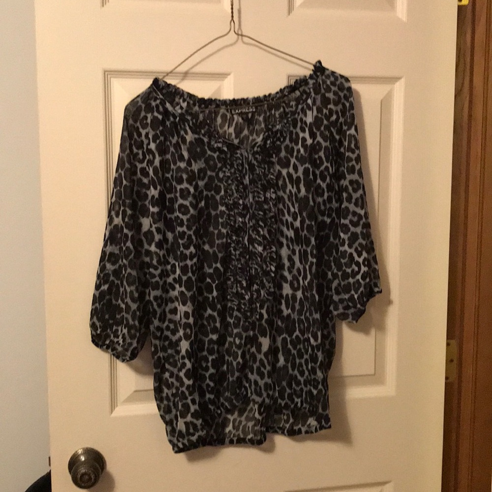 Express cheetah top